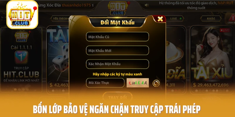 Bốn lớp bảo vệ ngăn chặn truy cập trái phép 