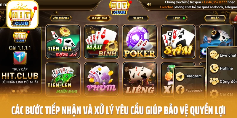 Các bước tiếp nhận và xử lý yêu cầu giúp bảo vệ quyền lợi
