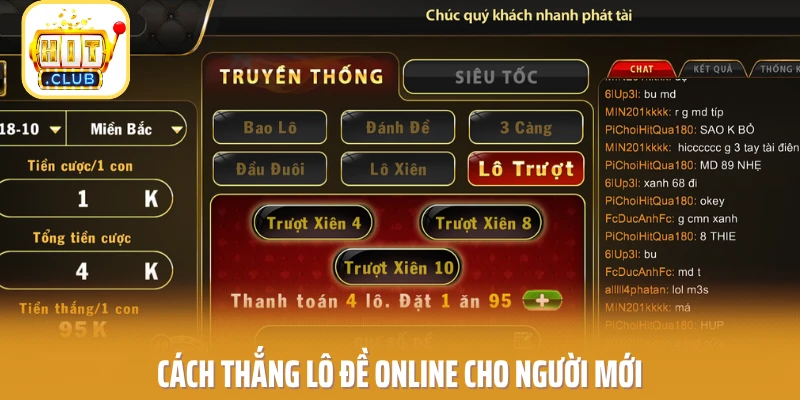 cách thắng lô đề online cho người mới