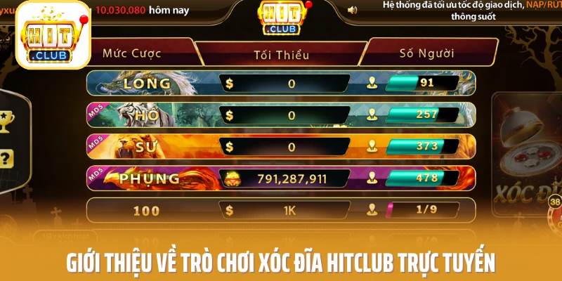 Giới thiệu về trò chơi xóc đĩa HITCLUB trực tuyến