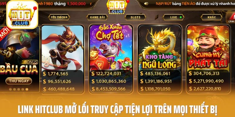 Link HITCLUB mở lối truy cập tiện lợi trên mọi thiết bị