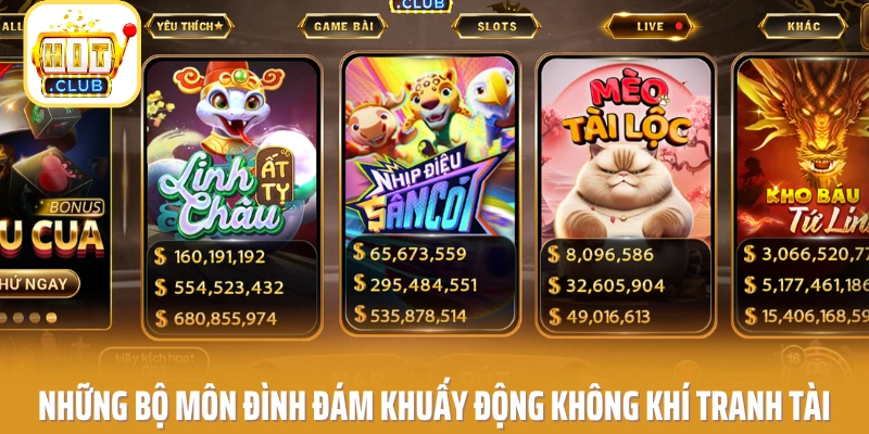 Những bộ môn đình đám khuấy động không khí tranh tài