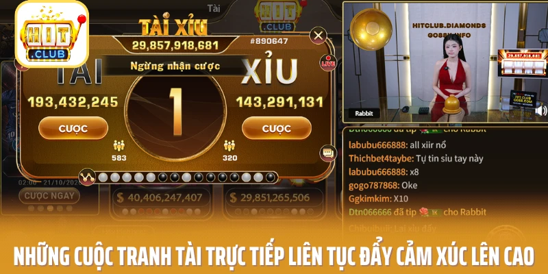 Những cuộc tranh tài trực tiếp liên tục đẩy cảm xúc lên cao